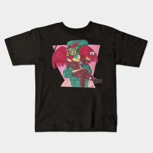 Harpy And Throne Kids T-Shirt